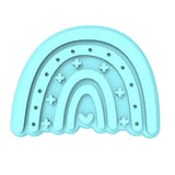 Rainbow Boho Cookie Cutter | Stamp | Stencil #2 Cookie Cutter Lady MINI - 2 Inches (5cm) Stamp ONLY