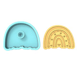 Rainbow Boho Cookie Cutter | Stamp | Stencil #2 Cookie Cutter Lady