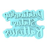 Relationship Status: Batteries Cookie Cutter | Stamp | Stencil Bachelorette & Bachelor Cookie Cutter Lady MINI - 2 Inches (5cm) Stamp ONLY