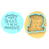 Relationship Status: Batteries Toys Cookie Cutter | Stamp | Stencil Bachelorette & Bachelor Cookie Cutter Lady MINI - 2 Inches (5cm) **BUNDLE** Cutter + Debosser