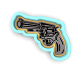 Revolver Cookie Cutter | Stamp | Stencil #1