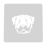 Rottweiler Cookie Cutter | Stamp | Stencil #1 Animals & Dinosaurs Cookie Cutter Lady MINI - 2 Inches (5cm) Stencil ONLY