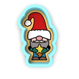 Santa Gnome Cookie Cutter | Stamp | Stencil #1