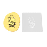 Santa Gnome Cookie Cutter | Stamp | Stencil #1