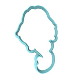 Sarah Sanderson Witch Hair Cookie Cutter | Stamp | Stencil #2