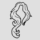 Sarah Sanderson Witch Hair Cookie Cutter | Stamp | Stencil #2