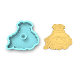 Scarecrow Head Cookie Cutter | Stamp | Stencil #1 Halloween / Fall Cookie Cutter Lady