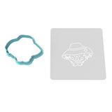 Scarecrow Head Cookie Cutter | Stamp | Stencil #2