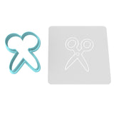 Scissors Cookie Cutter | Stamp | Stencil #2