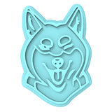 Shiba Inu Cookie Cutter | Stamp | Stencil #1 Animals & Dinosaurs Cookie Cutter Lady MINI - 2 Inches (5cm) Stamp ONLY