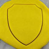 Shield Cookie Cutter Outline #1 - Fondant & Plaques