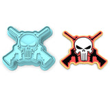 Skull Rifles Cookie Cutter | Stamp | Stencil #1