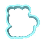 Skunk Cookie Cutter | Stamp | Stencil #1 Animals & Dinosaurs Cookie Cutter Lady MINI - 2 Inches (5cm) Cookie Cutter ONLY (Outline)