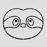 Sloth Face Cookie Cutter | Stamp | Stencil