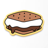 Smores Cookie Cutter | Stamp | Stencil #1