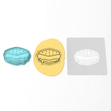 Smores Cookie Cutter | Stamp | Stencil #1