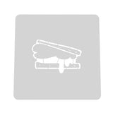 Smores Cookie Cutter | Stamp | Stencil #2A 4th of july Cookie Cutter Lady MINI - 2 Inches (5cm) Stencil ONLY