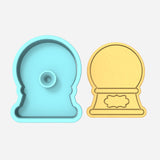 Snow Globe Cookie Cutter | Stamp | Stencil #3