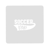 Soccer Dad Cookie Cutter | Stamp | Stencil #2 Animals & Dinosaurs Cookie Cutter Lady MINI - 2 Inches (5cm) Stencil ONLY