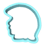 Spartan Trojan Warrior Cookie Cutter | Stamp | Stencil #1 Animals & Dinosaurs Cookie Cutter Lady MINI - 2 Inches (5cm) Cookie Cutter ONLY (Outline)