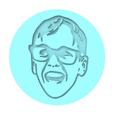 Squints Cookie Cutter | Stamp | Stencil #1 4th of july Cookie Cutter Lady MINI - 2 Inches (5cm) Debosser ONLY