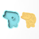 Striped Bass Cookie Cutter | Stamp | Stencil #1