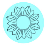 Sunflower Cookie Cutter | Stamp | Stencil #2A Animals & Dinosaurs Cookie Cutter Lady MINI - 2 Inches (5cm) Debosser ONLY