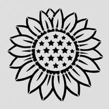 Sunflower with Stars Cookie Cutter | Stamp | Stencil #1