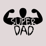 Super Dad Biceps Cookie Cutter | Stamp | Stencil #1