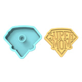 Super Mom Cookie Cutter | Stamp | Stencil Animals & Dinosaurs Cookie Cutter Lady