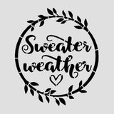 Sweater Weather Cookie Cutter | Stamp | Stencil #2
