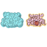 Sweet October Cookie Cutter | Stamp | Stencil #1