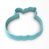 Swirly Pumpkin Cookie Cutter | Stamp | Stencil #1