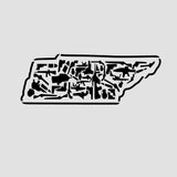 Tennessee Guns Cookie Cutter | Stamp | Stencil #1 Boys/ Army / Outdoorsman Cookie Cutter Lady