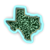 Texas Guns Cookie Cutter | Stamp | Stencil #1 Boys/ Army / Outdoorsman Cookie Cutter Lady