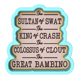 The Great Bambino Cookie Cutter | Stamp | Stencil #1 4th of july Cookie Cutter Lady