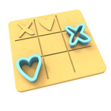 Tic Tac Toe Board Cookie Cutter & Stamp Set Wedding / Baby / V Day Cookie Cutter Lady