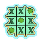 Tic Tac Toe Clover Cookie Cutter | Stamp | Stencil #1 Cookie Cutter Lady