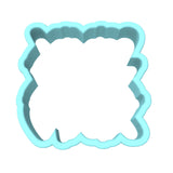 Tic Tac Toe Love Cookie Cutter | Stamp | Stencil #1 Wedding / Baby / V Day Cookie Cutter Lady MINI - 2 Inches (5cm) Cookie Cutter ONLY (Outline)