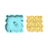 Tic Tac Toe Love Cookie Cutter | Stamp | Stencil #1 Wedding / Baby / V Day Cookie Cutter Lady