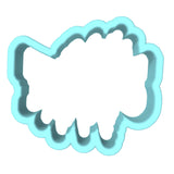 Tiger Claw Scratch Cookie Cutter | Stamp | Stencil #1 Animals & Dinosaurs Cookie Cutter Lady MINI - 2 Inches (5cm) Cookie Cutter ONLY (Outline)