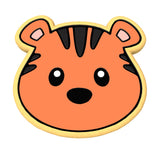 Tiger Face Cookie Cutter | Stamp | Outline #3