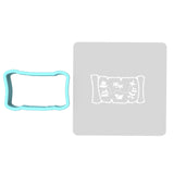 Treasure Map Cookie Cutter | Stamp | Stencil #2 Animals & Dinosaurs Cookie Cutter Lady MINI - 2 Inches (5cm) **BUNDLE** Cutter + Stencil