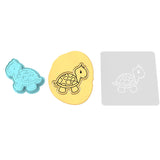 Turtle Cookie Cutter | Stamp | Stencil #1