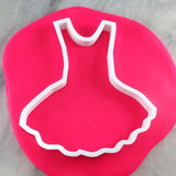 Tutu Ballerina Dress Cookie Cutter Outline #1 - Girly / Dolls / Princess