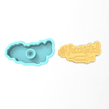 Vaccinated Hashtag Cookie Cutter | Stamp | Stencil #1