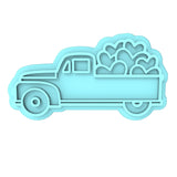 Valentine Heart Truck Cookie Cutter | Stamp | Stencil #1 Comic Book / Vehicles Cookie Cutter Lady MINI - 2 Inches (5cm) Stamp ONLY