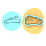 Valentine Heart Truck Cookie Cutter | Stamp | Stencil #1 Comic Book / Vehicles Cookie Cutter Lady