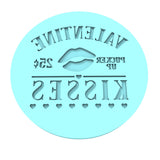 Valentine Kisses Pucker Up Cookie Cutter | Stamp | Stencil Girly / Dolls / Princess Cookie Cutter Lady MINI - 2 Inches (5cm) Debosser ONLY