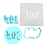Vibrators Cookie Cutter | Stamp | Stencil Bachelorette & Bachelor Cookie Cutter Lady MINI - 2 Inches (5cm) **FULL SET BUNDLE** Cutter + Stamp + Stencil + Debosser **BEST DEAL**